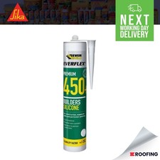 Everbuild Premium Plus Silicone 450 For Glass, Metal, Plastic, Wood -BUFF 300ml