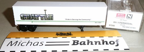 BN Intermodal Seattle BNZ 237801 45' Trailer Micro Trains Line 67200 N 1:160 ¡45 | Zustand: Gebraucht