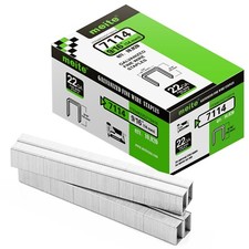 meite Upholstery Staples 22 Gauge 3/8" Crown 9/16" Length Galvanized 10,020 PCS