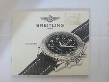 notice BREITLING originale pour montre INTRUDER