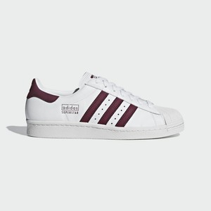 New Adidas Original Womens SUPERSTAR 80S WHITE / MAROON CM8439 UNISEX SIZE TAKSE | eBay