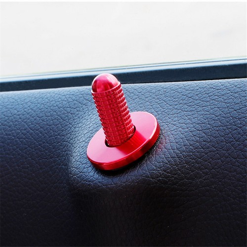 4x Metal Car Door Lock Pin Knob Cover Trim For Benz C W204 20082014