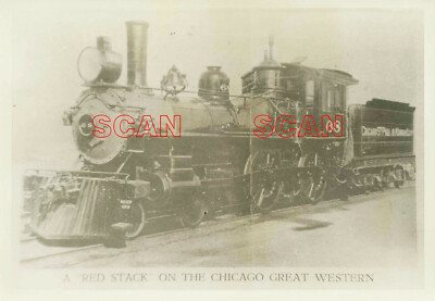 1DD479 2NDGEN RP 1890 ?s/70s CHICAGO GREAT WESTERN RAILWAY LOCO #68