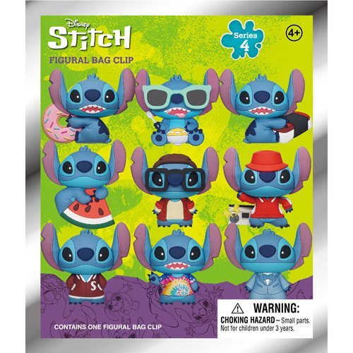 Disney Lilo & Stitch Stitch S4 3D Foam Bag Clip Series 4 | eBay