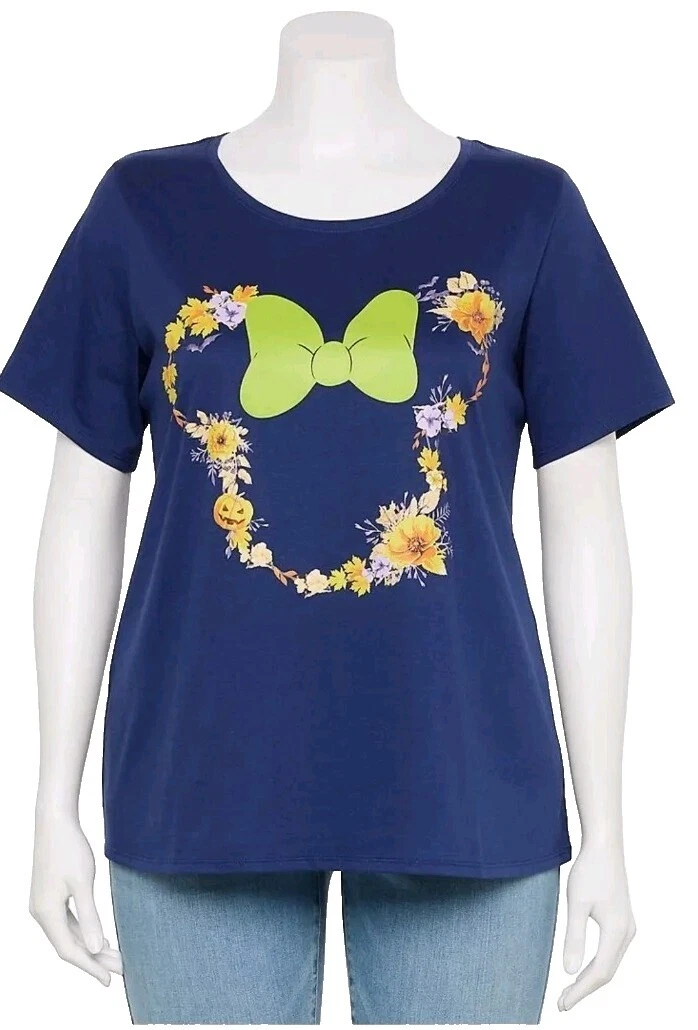 Disney Floral T-Shirts for Women