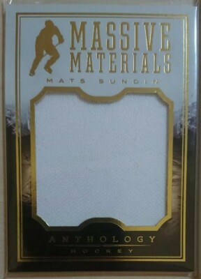 Mats Sundin Massive Materials /299 Toronto Maple Leafs Panini Anthology 2014-15