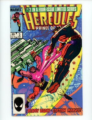 Hercules #3 1984 Marvel Comics VF- Direct Comic Book 2nd Series