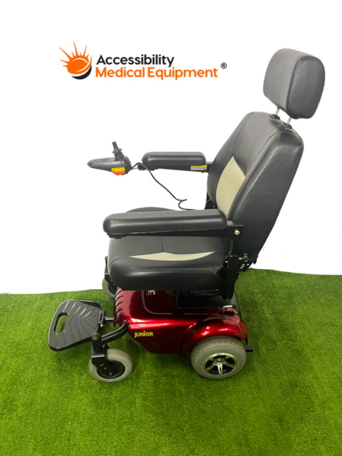 Electric Power Wheelchair Mobility Aid Merits Junior (Red) eBay