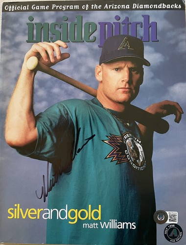 Matt Williams Arizona Diamondbacks autographed 1998 Inside Pitch Magazine - Picture 3 of 4