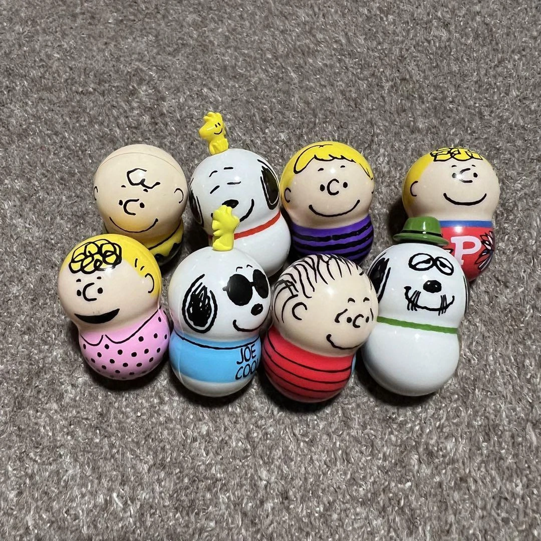 BANDAI PEANUTS SNOOPY nut-shaped figure Coo'nuts 8 types set