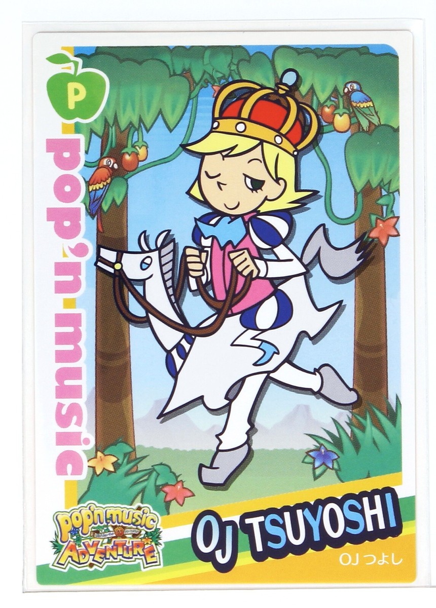 Pop'n Music Card PB19N042 Oj Tsuyoshi Konami Japan Game Character