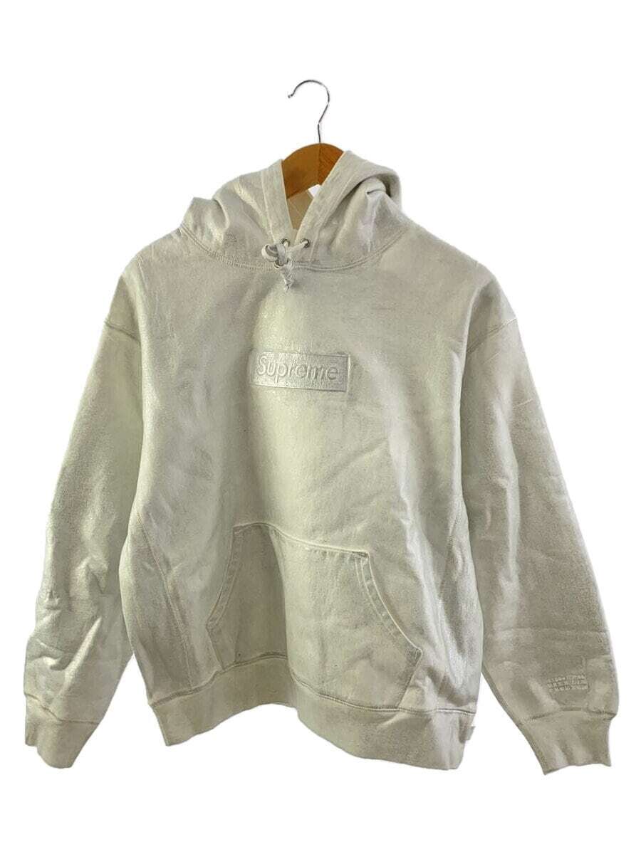 Supreme Foil Box Logo Hoodie silver S Used | eBay