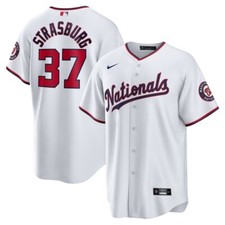 Washington Nationals Stephen Strasburg #37 Nike White Home Official MLB Jersey