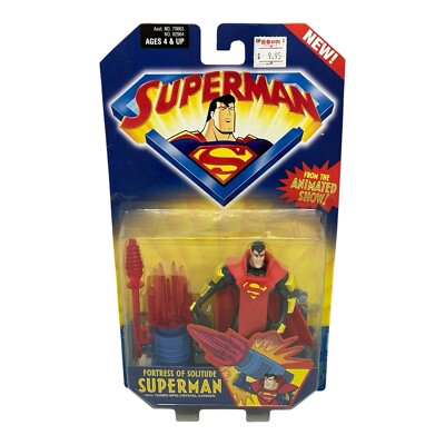 Superman: The Animated Series Fortress of Solitude Superman 2001 Kenner New