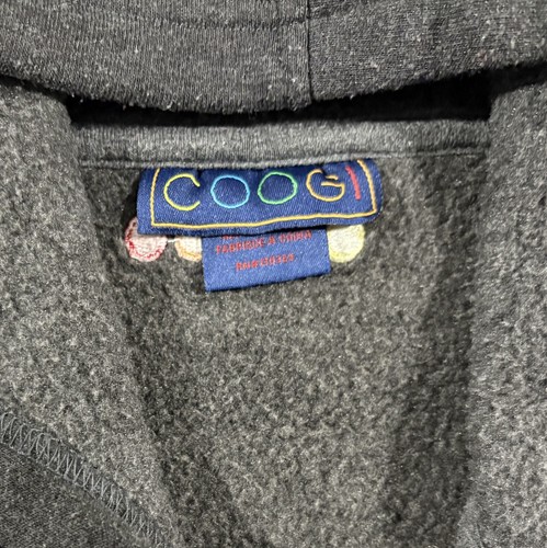 Coogi Australia Spell Out Zip up Hoodie Sweatshirt Grey Sz M (10/12) Kids Boys - Picture 8 of 12