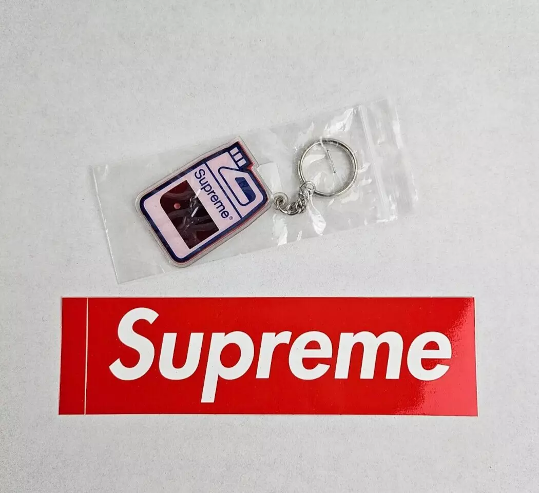 Porte clés SUPREME Jug rouge FW19 battage médiatique LIVRAISON RAPIDE + autocollant BOGO patin