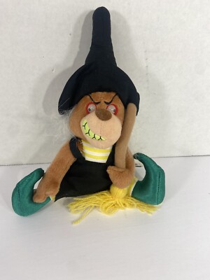1999 GRISLY GRIZZLIES MEANIES HALLOWEEN BEARWITCHED PLUSH BEANIE