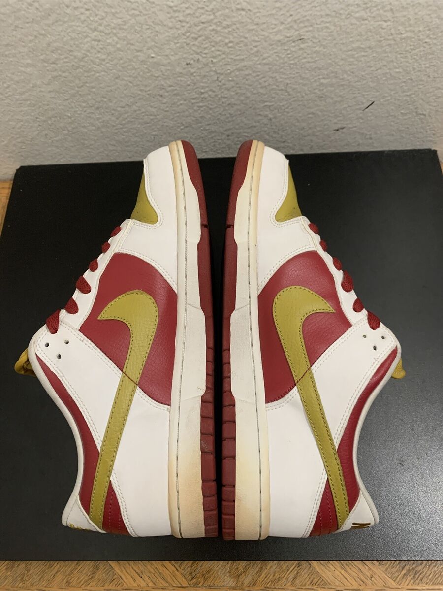 NIKE DUNK LOW 6.0 TEAM GOLD RED 2006 314142-631 Men Sz 10 No NIKE DUNK LOW 6.0 TEAM GOLD RED 2006 314142-631 Men Sz 10 No