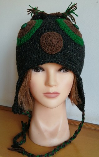CAPPELLO GUFO PARAORECCHIE in LANA Montagna Berretto Uomo Donna Invernale  Italia | eBay