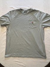 Carhartt Loose Fit Pocket Work Wear Tee T-Shirt Men’s Size XL Blue