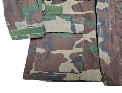 Genuine US Aircrew M81 Woodland Camo Combat Shirt Size Medium