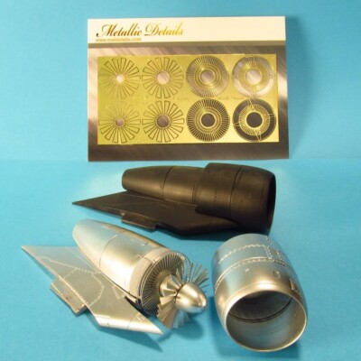 Lockheed S-3A Viking, Engines (for Italeri Aircraft Model) 1:48 Resin, Photoetch