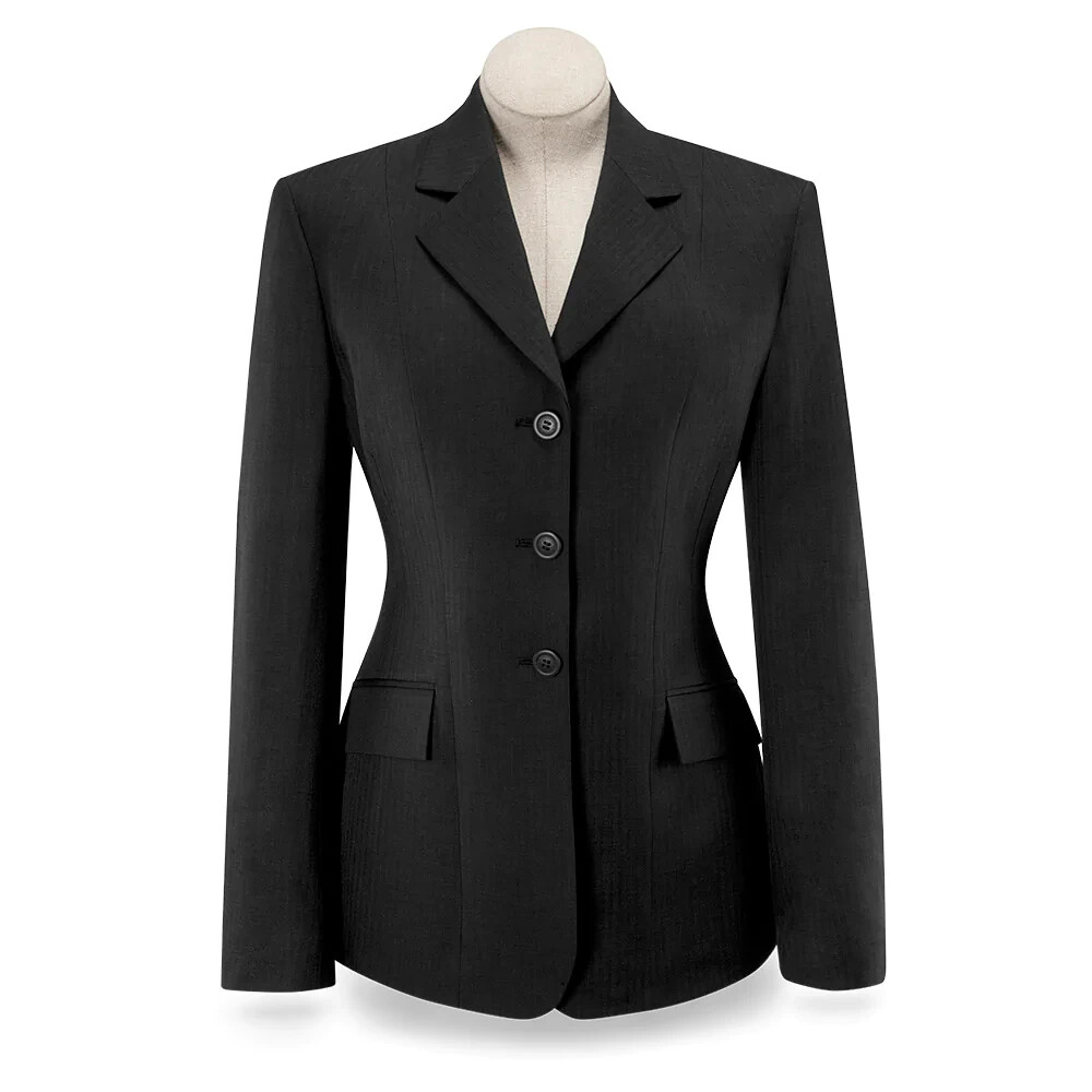 NEW RJ CLASSICS PRESTIGE LADIES SHOW HUNTER COAT BLACK SIZE 20S (PLUS SIZE