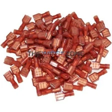 Install Bay RNFD250F 22/18 Gauge/AWG Red .250 Female Quick Disconnect (100/pack)