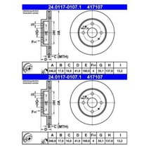 Disque de frein Daihatsu COPEN