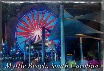 Myrtle Beach Boardwalk Fridge Magnet