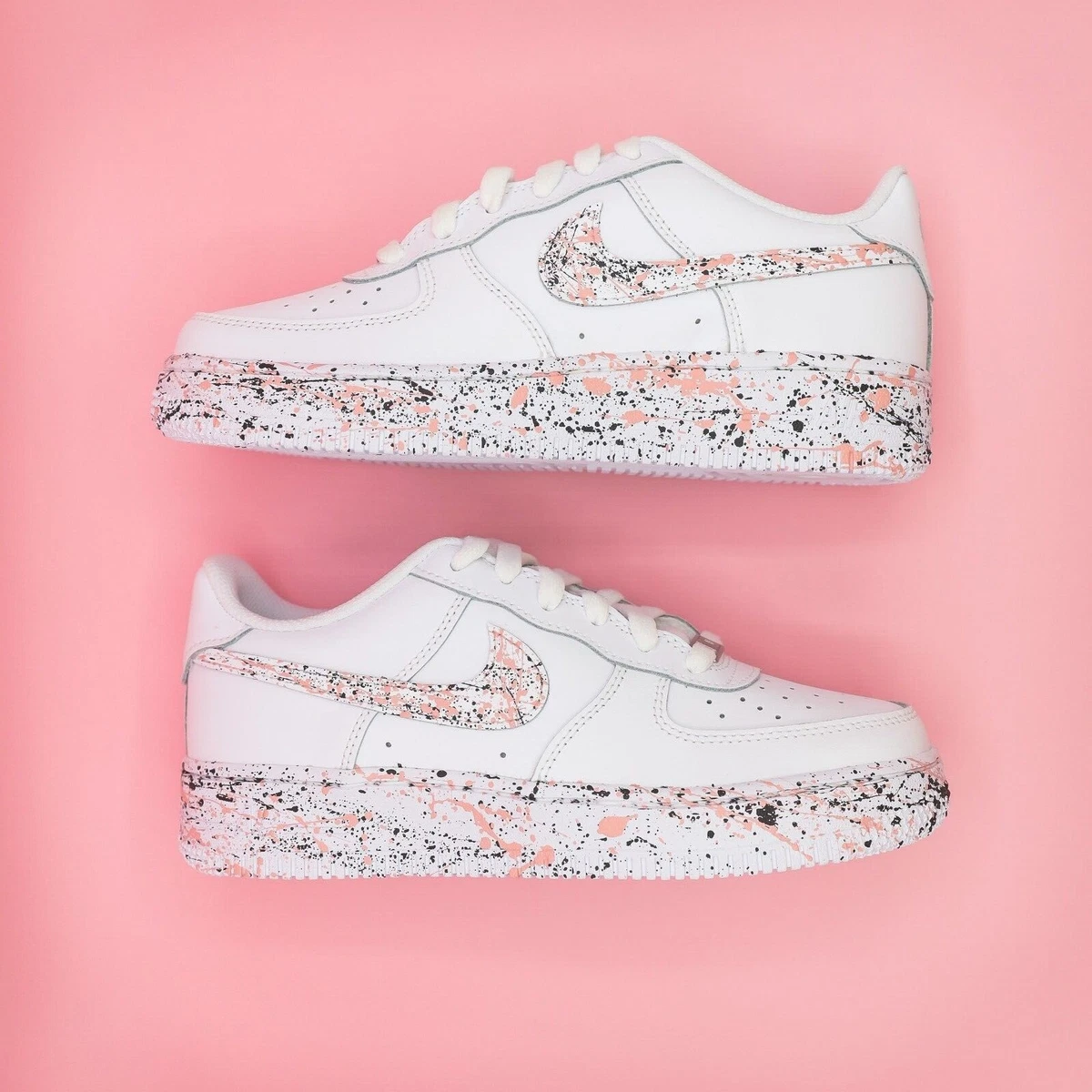 Nike air force pink 2024 glitter
