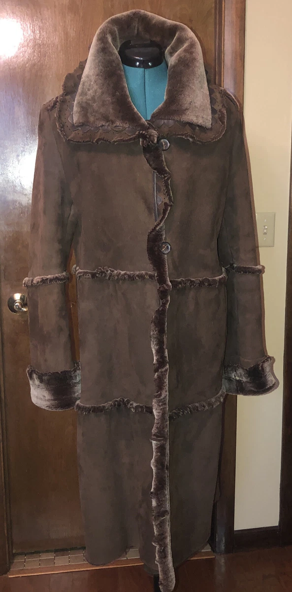 Sheepskin outlet coat long