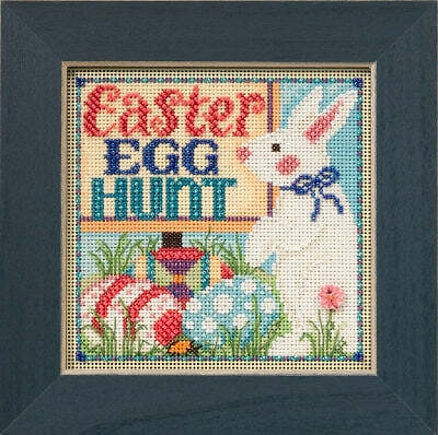 Zum Selbermachen Mill Hill Eierjagd Ostern Frühling gezählt Kreuzstich-Kit - Bild 1 von 1