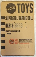 Barbie Signature Supergirl Doll Collectible, The Flash Movie, Cape, Doll Stand