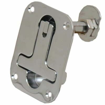 Perko Rectangular Flange 3-13/16'' x 3'' Flush Hatch Dog #8 Screw 0777000CHR