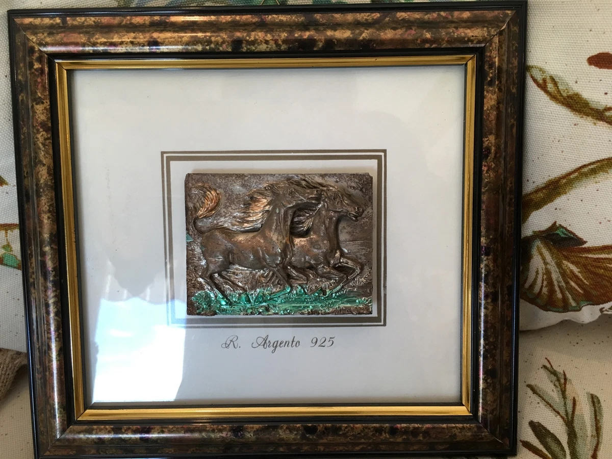 Vintage Estate Silver R Argento 925 3 D Frame
