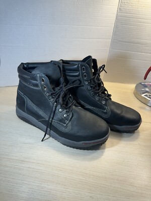 Men's Jambu FireFox Black Leather Boot sz 9.5 Excellent Used Condition