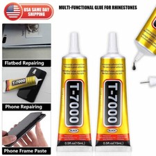 2x T-7000 Rhinestone Black Glue Multi-purpose Fix Jewelry Glass Phone Repair