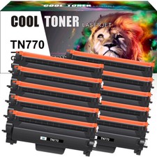 10x TN-770 TN770 Toner Compatible With Brother HL-L2370DW HL-L2370XL MFC-L2750DW