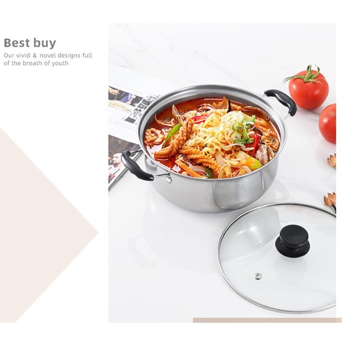 12/10pcs Stainless Steel Cookware Saucepan Set Pan Pot Kitchen Cooking Glass Lid - Picture 30 of 43