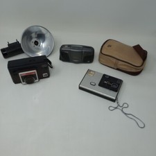 3 Vintage Kodak Cameras Instamatic x-15, disc 4000, Advantix 3700ix UNTESTED