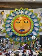 36 inch Haiti painted sun