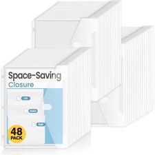 Sooez 48 Pack Binder Folders with Space-Saving Closure, Super Heavyweight Bin...