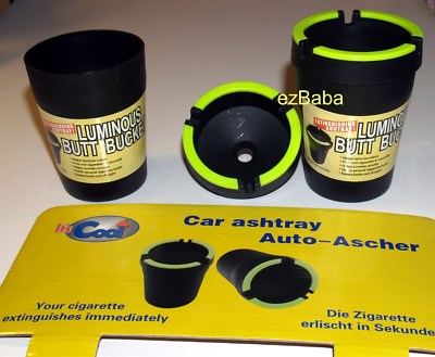 2 Stub Out Cupholder Style Self Extinguishing Cigarette Ashtray cup holder  USA