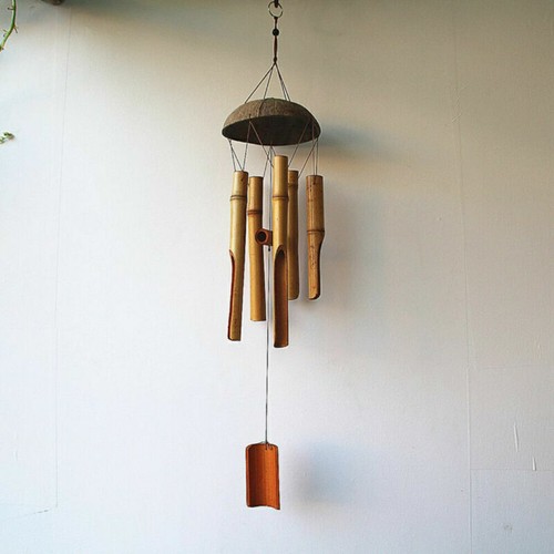 Wooden Wind Chimes Bell Outdoor Bamboo Windchime Garden Patio Hanging Home Decor - Picture 6 of 6