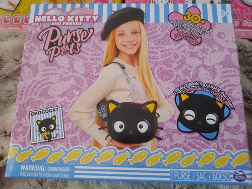 Hello Kitty And Friends Interactive Purse Pets Melody Chococat 30+ Sounds Reacti - Picture 4 of 7