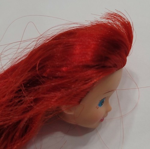 TYCO DISNEY DOLL HEAD ONLY FOR REPLACEMENT OR OOAK THE LITTLE MERMAID ARIEL VTG - Bild 4 von 5