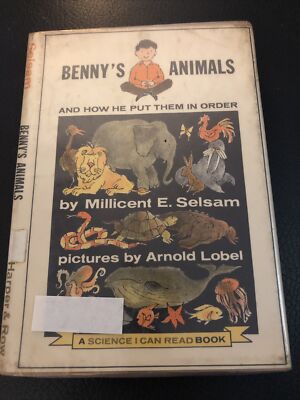 Benny's Animals and How He Put Them in Order (Hardcover 1966) Millicent E Selsam