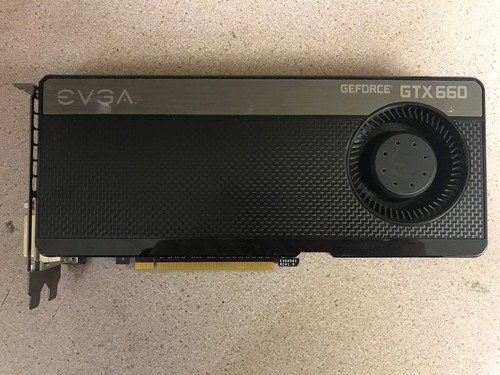 spares & repairs - evga geforce gtx 660 graphic card #f046