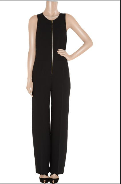 black wide leg jumper